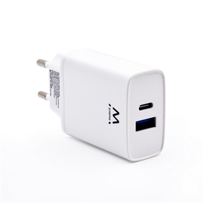 Ewent Cargador Rapido Q3 20w Usb C Y Usb A